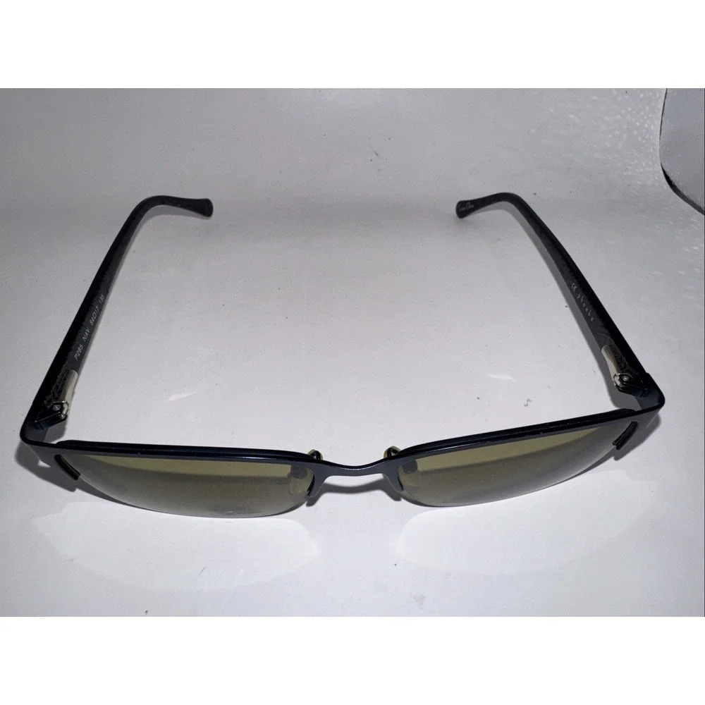 Phoebe P285 NAV Eyeglasses Frames Navy Blue Semi Rimless Rhinestone 54-17-135